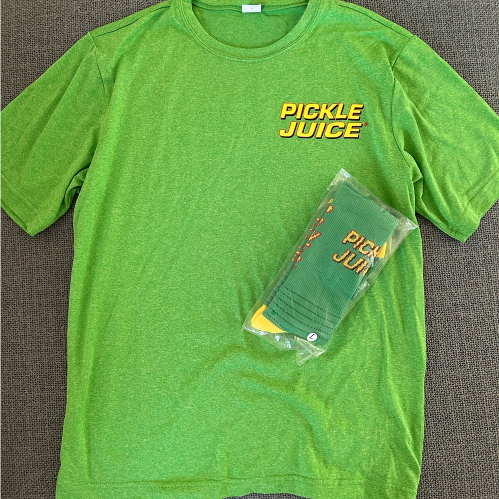 Never worn t-shirt with socks